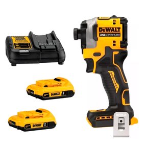 Kit Parafusadeira de Impacto DCF850B-B3 + 2 Baterias 2Ah + Carregador DeWalt