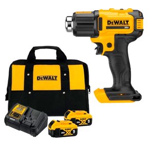 Kit Soprador Térmico DCE530B  + 2 Baterias 5Ah + Carregador + Bolsa DeWalt