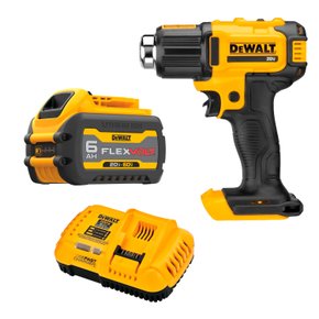 Kit Soprador Térmico DCE530B + Bateria 6Ah + Carregador DeWalt