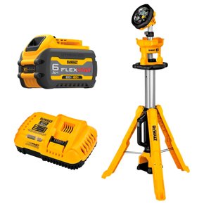 Kit Torre de Iluminação DCL079 + Bateria 6Ah + Carregador DeWalt