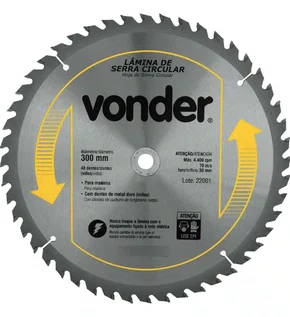 Lâmina de Serra Circular Videa 300 x 30 x 48D – 4650300480 – Vonder