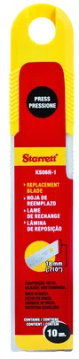 Lamina P/Estilete 18mm Larga C/10Un - REF KS06R-1 - STARRETT