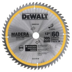 Lâmina Serra Esquadria 12" 60 Dentes Madeira DWA03140 DeWalt