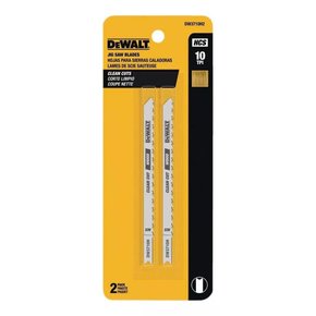 Lâminas Tico Tico 2 Peças 4" 10 Dentes Encaixe U DW3710H2 DeWalt