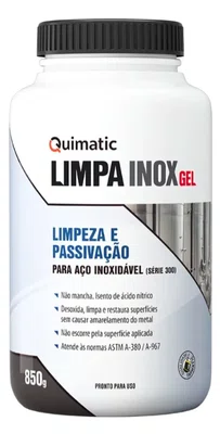 Limpa Inox Gel Quimatic 850 g LG2 Tapmatic