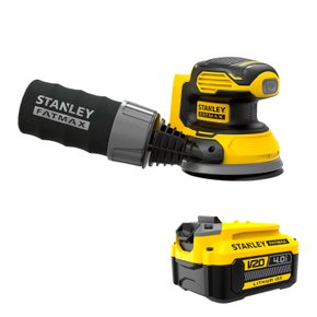 Lixadeira Roto Orbital 5” V20 SCS220B-B3 + Bateria 4Ah Stanley