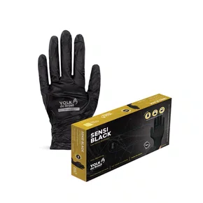 Luva Sensi Black Caixa 50 Unidades Tam EG