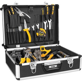 Maleta para Ferramentas Profissional MFV931 Preta Vonder