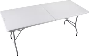 MESA PLAST DOBR RETANGULAR 180CM BRANCA