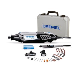 Micro Retífica Dremel 4000 220V com 36 Acessórios e 3 Acoplamentos