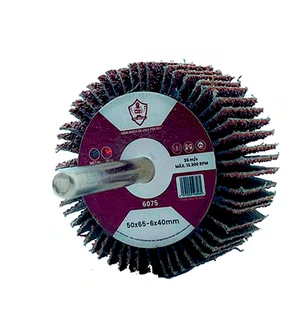Mini Roda de Lixa 50 x 25 mm Grão 40 6075 SC Weld