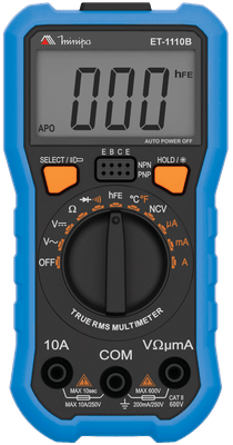 Multímetro Digital 600V Lanterna ET-1110B Minipa