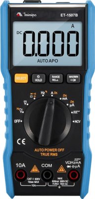 Multímetro Digital 600V True Rms, Ncv, Capacitância, Frequência ET-1507B Minipa