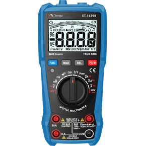 Multímetro Digital CAT IV 600V True Rms / Ncv /Live ET-1639B Minipa