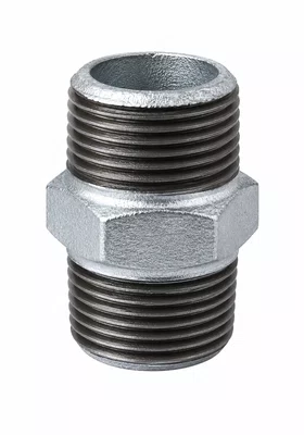 Niple Duplo Galvanizado BSP 1/2" H-MECH