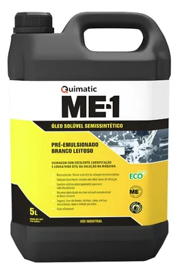 Óleo Solúvel Semissintético ME-1 Quimatic 5 Litros AB1 Tapmatic
