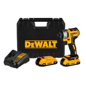 Parafusadeira Impacto 1/4 20v Max Li-ion 2 Baterias 2ah DCF7871D2-BR DeWalt