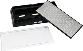 Pedra de Afiar Diamantada 7" Dupla Face Vonder