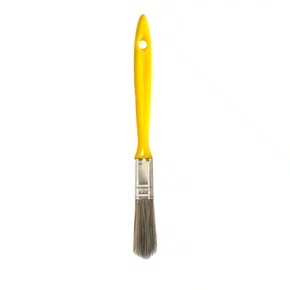 Pincel 1/2" Cerda Grisalhas Cabo Amarelo Compel