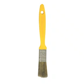 Pincel 3/4" Cerda Grisalhas Cabo Amarelo Compel