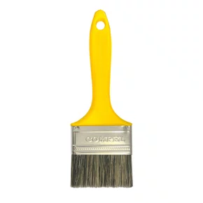 Pincel 3" Cerda Grisalhas Cabo Amarelo Compel