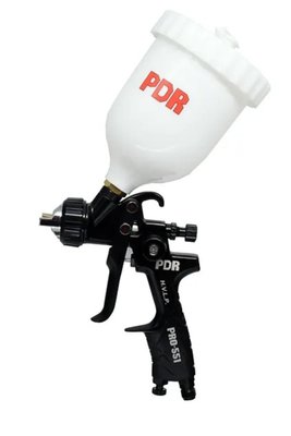 Pistola de Pintura Gravidade HVLP 1,4mm 600ml Branco PDR