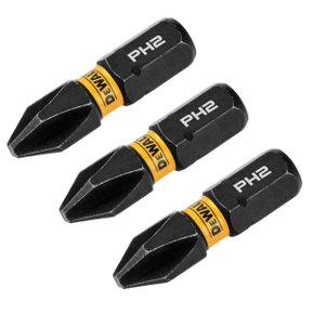 Ponta Phillips #2 FlexTorq 1" 3 Peças DWAF1PH2IR3 DeWalt