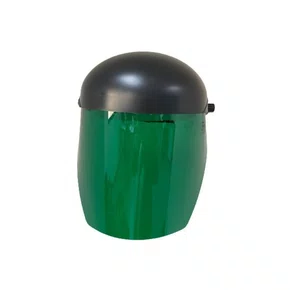 Protetor Facial Verde 8" Com Catraca Carbografite