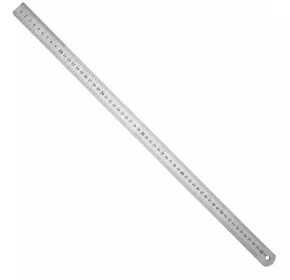 Régua Em Aço Inox 100cm - Carbografite