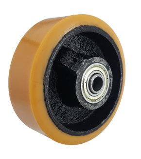 Roda 4” R 414 UFK 350kg PU Rolamento 117079 Rod-Car