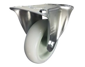 Rodízio Fixo 4” FLR 412 NP 125kg Nylon 102251 Rod-Car