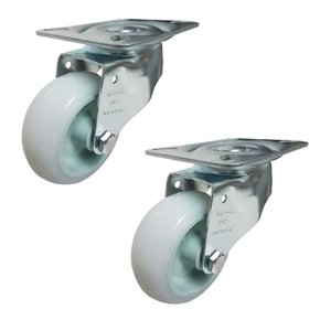 Rodízio Giratório 3” GLR 312 NP 90kg Nylon 114281 2un Rod-Car