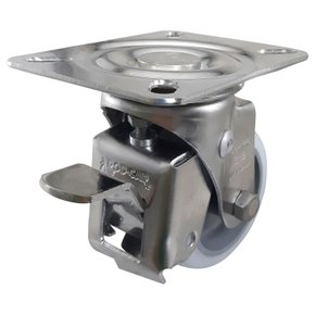 Rodizio Giratório 3" GLROA 312 NP 90kg Nylon 117175 Rod-Car