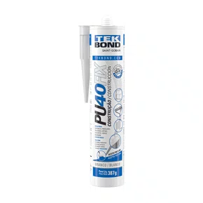 Selante de Poliuretano Pu40Fix 387G Branco - Tekbond