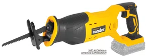 Serra Sabre 18V Sem Bateria e Carregador ISSV1822 Vonder