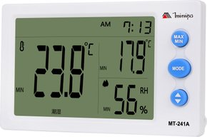 Termo Higrômetro Digital 10 a 50° Sensor Interno/ Externo MT-241A Minipa