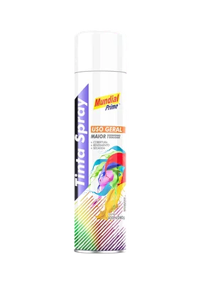 Tinta Spray Branco 400ml Mundial Prime