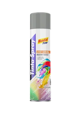 Tinta Spray Cinza Medio 400ml Mundial Prime