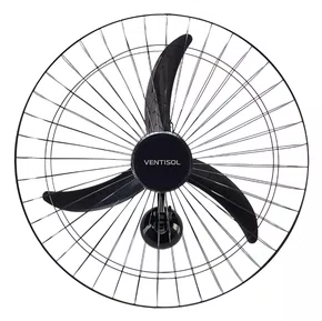 Ventilador Oscilante de Parede 60cm New Premium Grade Preta 220V Ventisol