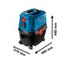 Aspirador de Pó Bosch 1100W 220V GAS 15 PS