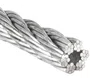 Cabo de Aço Galvanizado 4,8 mm (3/16'') 6x7 - 100m Vonder
