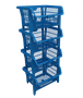 Cesto Expositor Empilhável Azul Presto