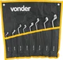 Jogo de Chaves Estrela 6 a 22 mm CR-V Cromada 06A22MM Vonder