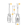 Chave De Fenda General Pro 5/16" X 6" 1864178 Irwin