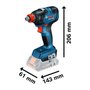 Chave de Impacto Bosch 18V 1/2"-1/4" GDX 18V-200 Sem Bateria BL