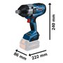 Chave de Impacto Bosch 18V 3/4" 1050NM GDS 18V-1050H Sem Bateria BL