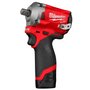 Chave De Impacto C 1/2" 12V Fuel 2555P-259N + Copo Térmico 590ml 48-22-8392B Milwaukee