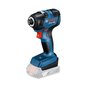 Combo 18V Parafusadeira Furadeira GSB185-LI + Chave impacto GDR18V-200 Maleta Alumínio 0615A0025X Bosch