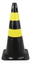 Cone Amarelo e Preto 70cm WPS1917 Deltaplus