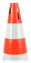 Cone de Sinalização Flexível Laranja e Branco 70cm WPS1910 - Deltaplus
